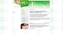 Desktop Screenshot of hilacosmeticos.com.br