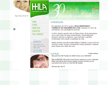 Tablet Screenshot of hilacosmeticos.com.br